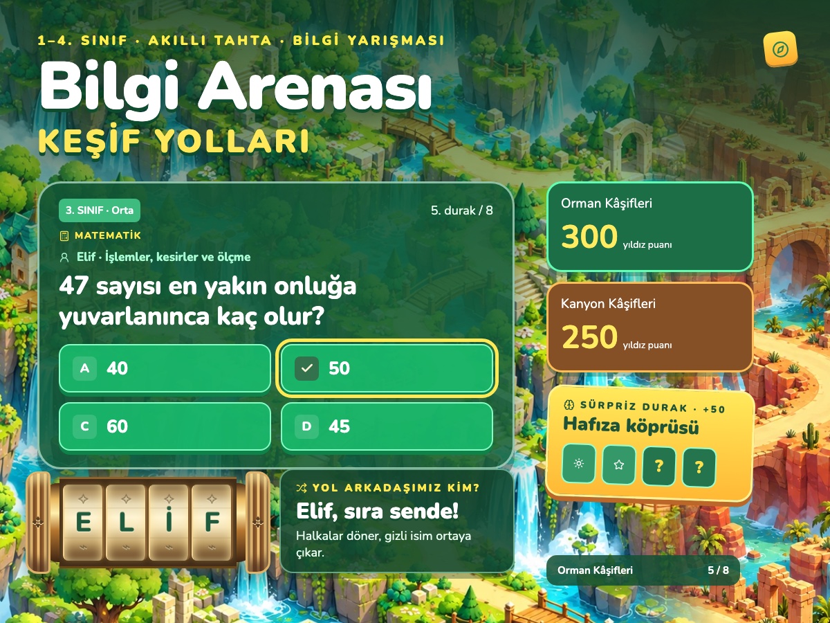 Bilgi Arenası: Keşif Yolları önizlemesi